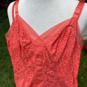 Vintage 1960's Slip- Stunning Salmon Pink